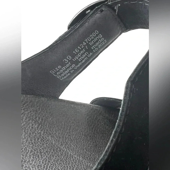 NWOT Dansko Aubree Black Wedge Sandals - Picture 8 of 8